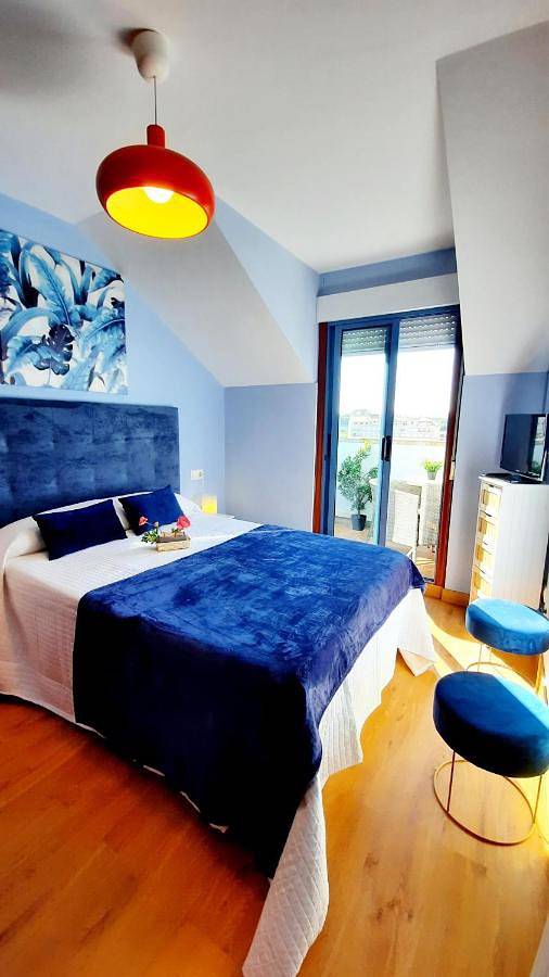 Apartamento de férias para 2 pessoas, com varanda e vista em Portonovo