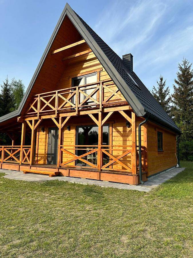 Willa dla 8 osób, z jacuzzi i ogród na Mazury