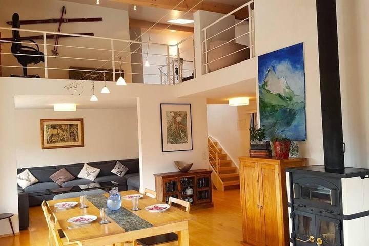 Chalet für 6 Personen, mit Terrasse und Garten in Laax