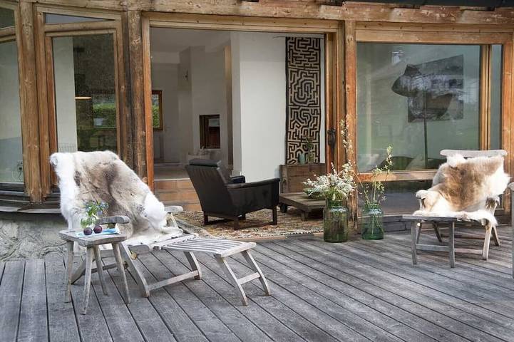 Chalet für 10 Personen, mit Balkon und Garten am Eibsee