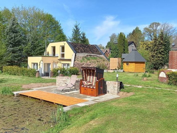 Ferienhaus für 6 Personen, mit Terrasse und Garten sowie Sauna in Naturpark Südharz