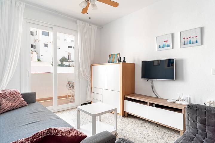 Ganze Wohnung, Zentrales Apartment "Casa Poniente" am Strand mit Terrasse und Wlan in Playa de los Bateles (Conil de la Frontera), Conil de la Frontera