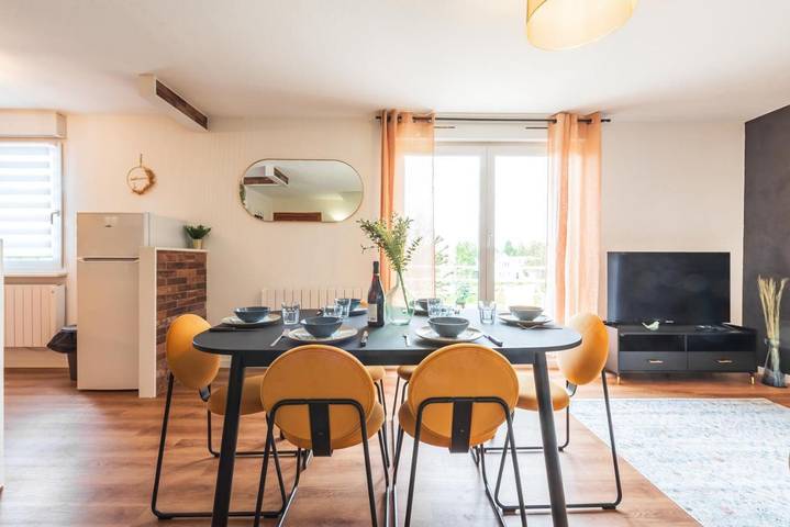 Gîte pour 6 personnes, avec balcon à Brumath - 3