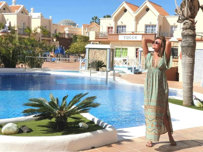 Ferienwohnung für 5 Personen, mit Garten und Pool sowie Ausblick