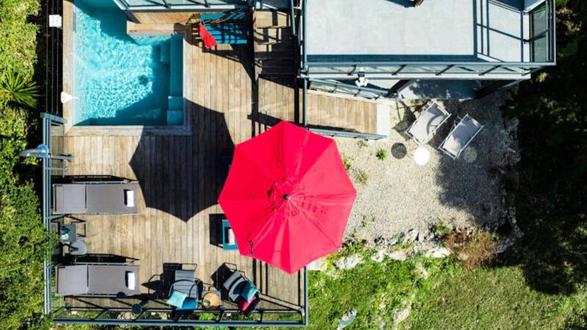 Gîte pour 7 personnes, avec jardin et piscine dans Ecomusée de Marie-Galante