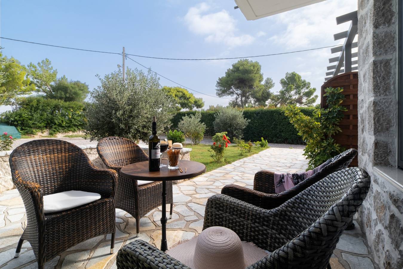 Villa avec vue sur le jardin 2' avec jardin partagé et Wi-Fi in Leucade Ville, Grèce