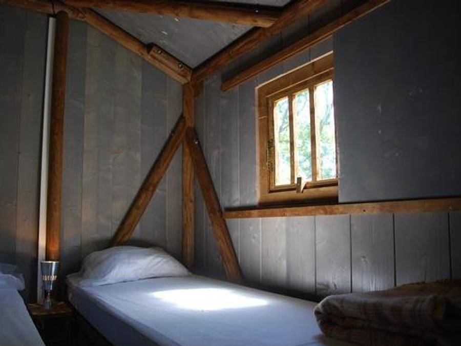 Camping La Forêt - Bungalow de lona 2 personas - Canadiense sin instalaciones sanitarias in Lourdes (Altos Pirineos), Altos Pirineos