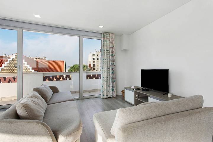 Apartamento de férias para 6 pessoas, com varanda em São Martinho do Porto