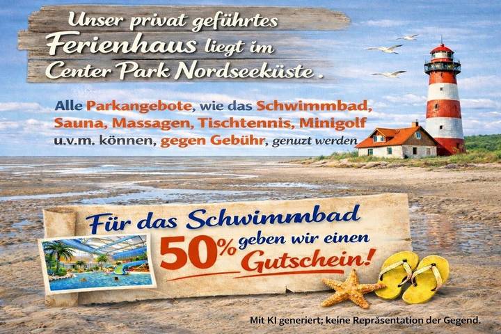 Ferienhaus für 4 Personen, mit Garten am Jadebusen - 2