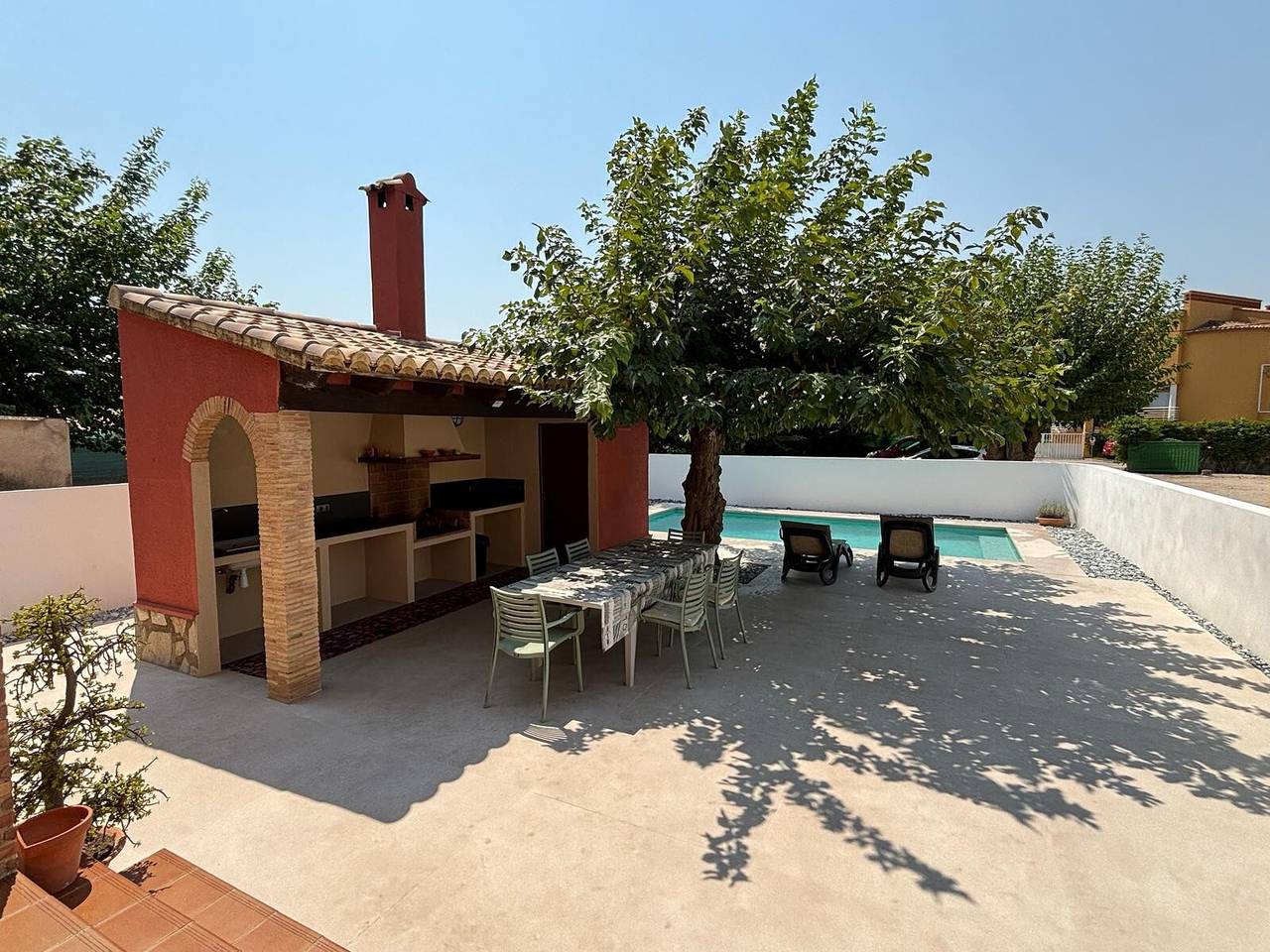 Casa de vacaciones 'Villa Adela' con vistas al mar, piscina privada y Wi-Fi in Oliva, Costa Blanca