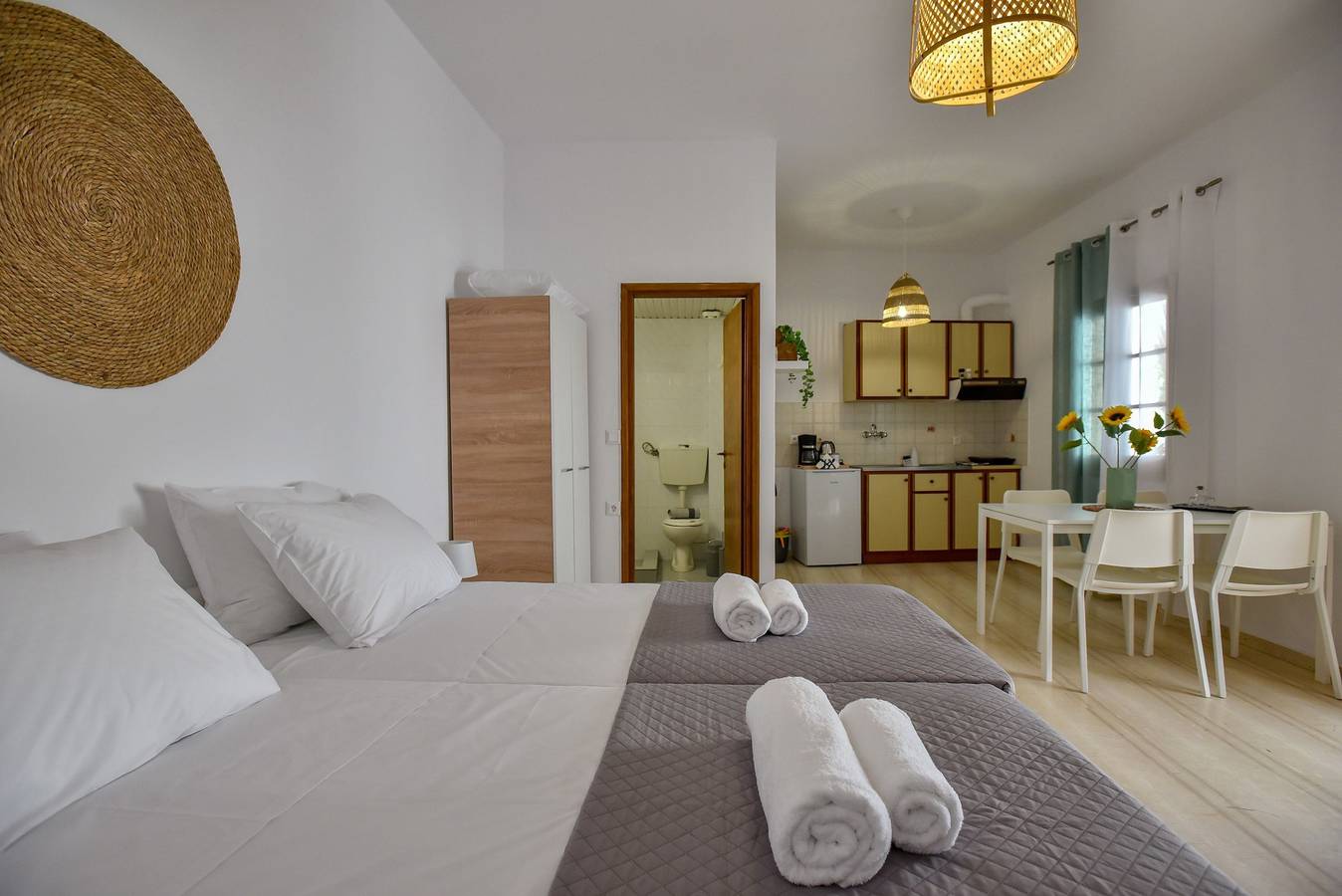 Ganzes Studio, Studio für 3 Personen mit Garten in Agia Pelagia, Achlada