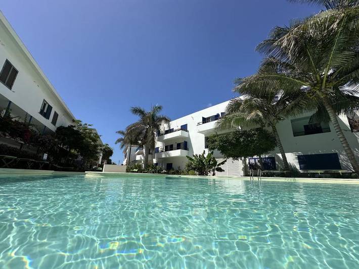 Vakantiewoning voor 4 personen, with zwembad and uitzicht as well as kinderzwembad and tuin in Kaapverdië