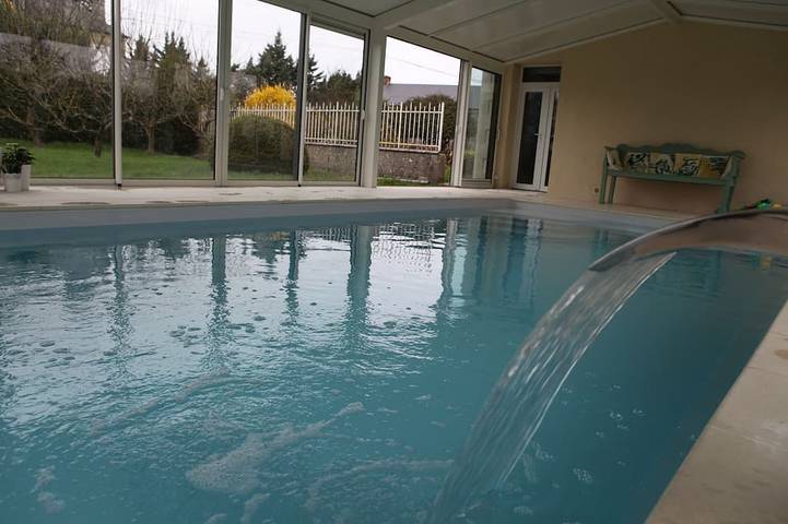 Location de vacances pour 8 personnes, avec jardin et jacuzzi à Sainte-Marguerite-d'Elle