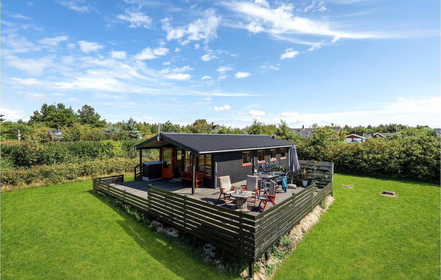 Ferienhaus für 4 Personen mit Terrasse in Stauning, Ringkøbing Fjord