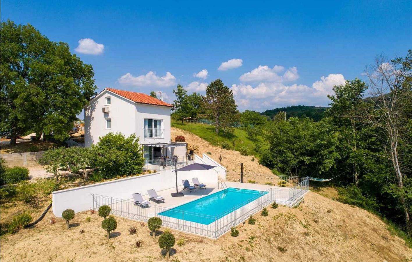 Ferienhaus für 4 Personen mit Terrasse in Pazin, Zentralistrien