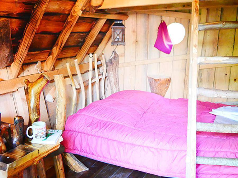 Camping Les Castors - Insolite 3 personnes - Cabane Sorcière 3 pers in Burnhaupt-le-Haut, Région de Thann