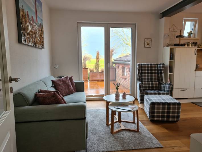 Ferienhaus für 6 Personen, mit Terrasse und Garten sowie Ausblick in Eilsum - 4