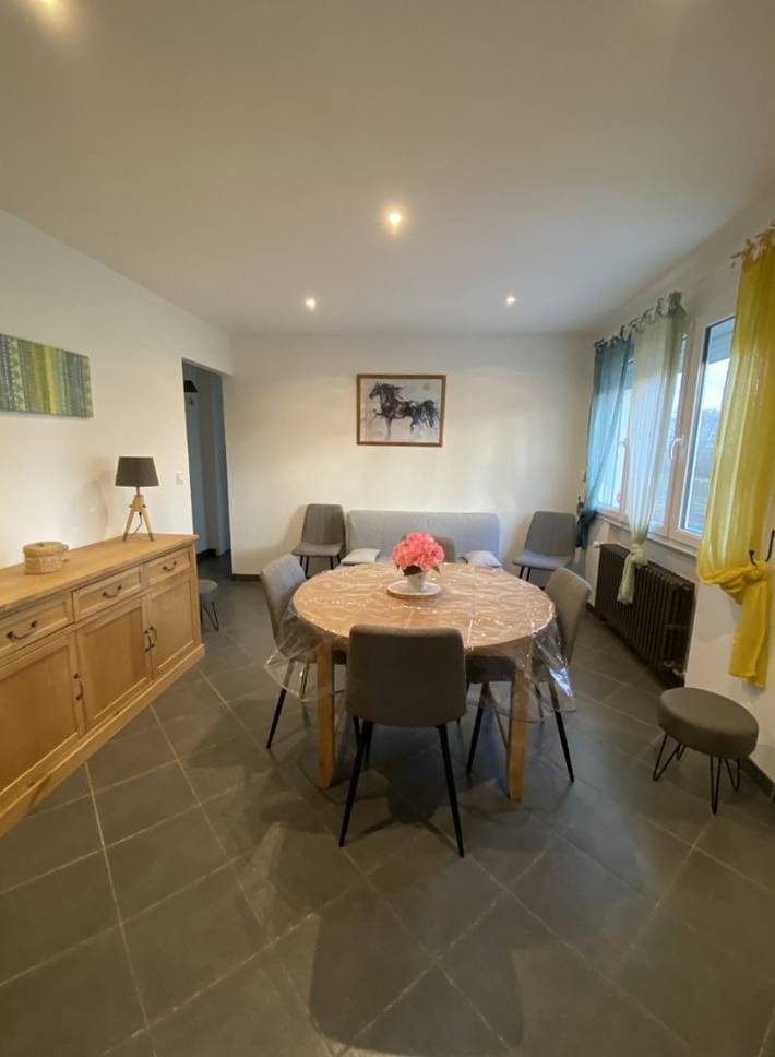 Gîte pour 5 personnes, avec jardin et balcon