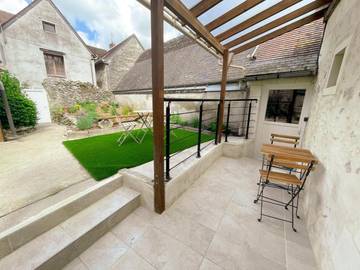 Gîte pour 3 personnes, avec jardin et terrasse, animaux acceptés à Villandry
