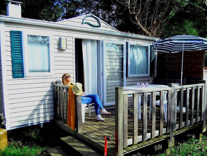 Camping Harrobia - Mobilhome 3 personnes - Mobile-home 1 chambre pour 2/3 personnes in Bidart, Région de Bayonne