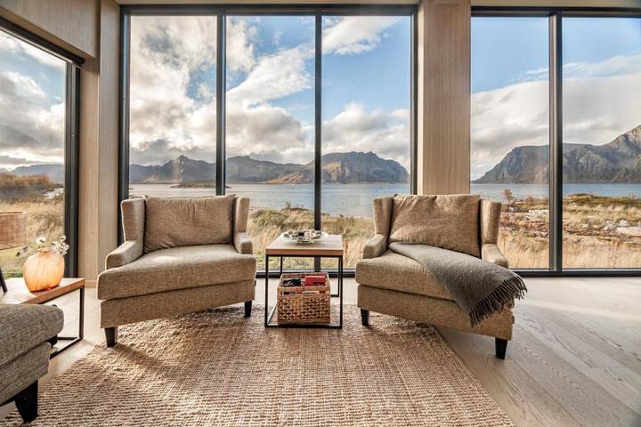 Ferienhaus für 7 Personen, mit Terrasse und Whirlpool sowie Sauna auf den Lofoten - 2