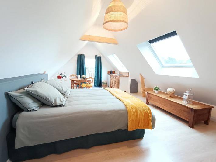 Maison de campagne pour 2 personnes, avec jardin et vue à Tour-en-Bessin