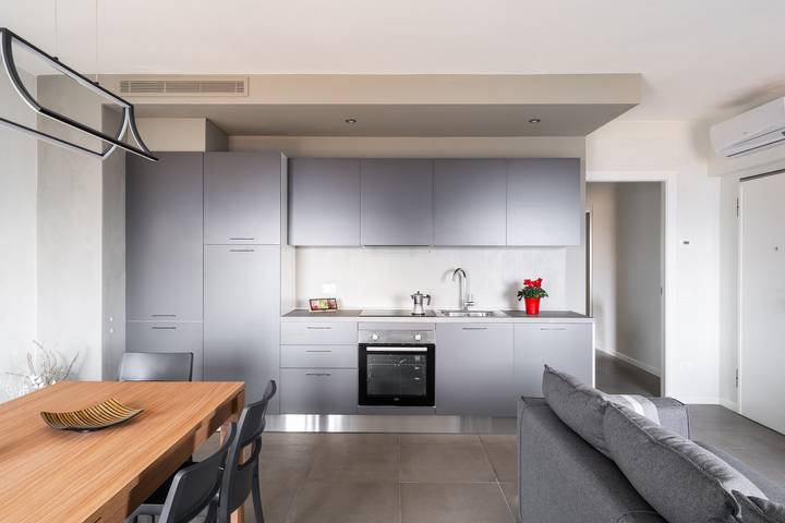 Gîte pour 4 personnes, avec balcon et vue sur le lac à San Zeno di Montagna