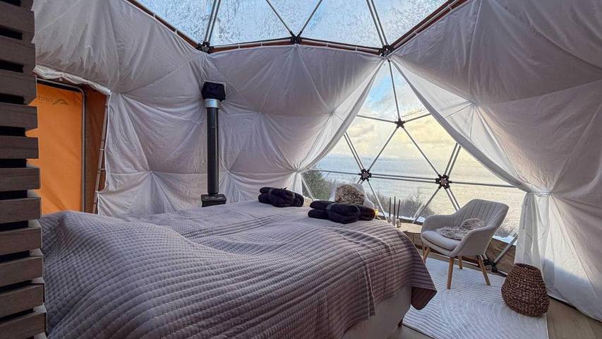 Camping voor 2 personen, met terras in Noorwegen