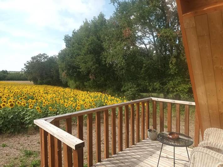 Gîte pour 4 personnes, avec vue ainsi que jardin et balcon à Faverolles - 3
