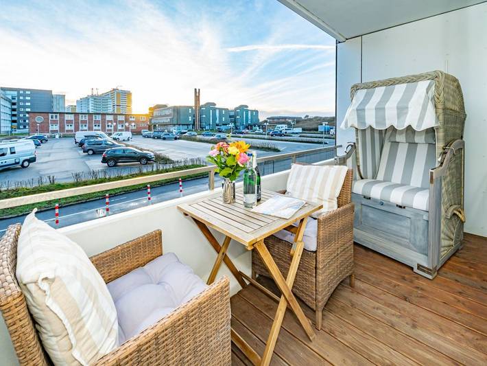 Ferienwohnung für 2 Personen, mit Balkon in Westerland