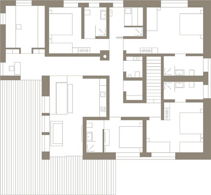 Ferienhaus für 14 Personen, mit Terrasse und Garten sowie Sauna und Ausblick in Mellau - 2