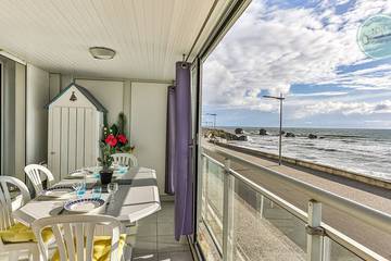 Gîte pour 2 personnes, avec balcon dans Plage De Sion