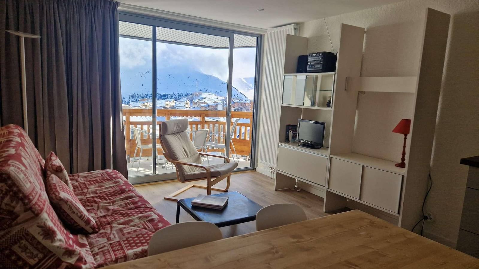 Appartement entier, Résidence le Méridien - Appartement 2 pièces coin montagne 4 personnes (G4) in Huez, Parc national des Écrins