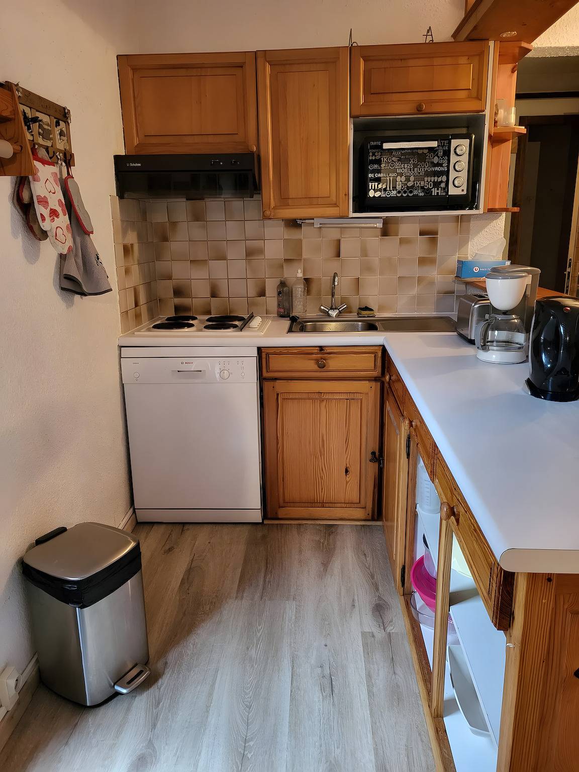 Geheel appartement, Appartement 'L'esterelle' met uitzicht op de bergen en privéterras in La Plagne, Bellentre