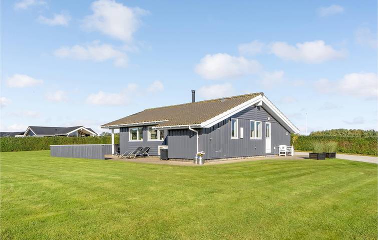 Ferienhaus für 6 Personen, mit Terrasse und Garten sowie Sauna in Flovt Strand - 4