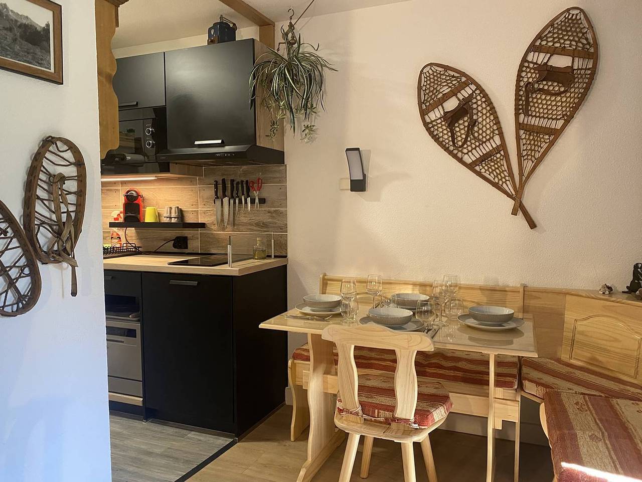 Geheel vakantieappartement, La Camarine 55 - Cosy studio with a movable partition, ski-in ski-out in Valmorel, Les Avanchers-Valmorel