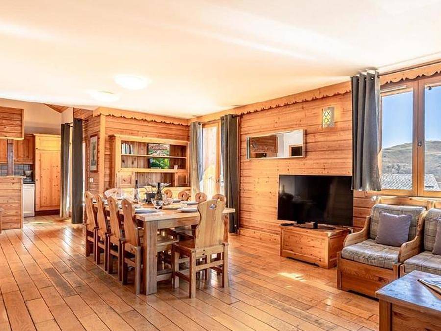 Madame Vacances - La Résidence Les Chalets de L'Altiport - Chalet 12 personen - Duplex + 5 slaapkamers in Huez, Écrins Nationaal Park