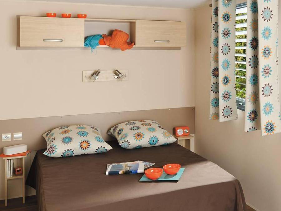 Camping Le Marqueval - Mobilheim 4 personen - Super Venus 22.9m² - 2 Schlafzimmer in Pourville-sur-Mer, Hautot-sur-Mer