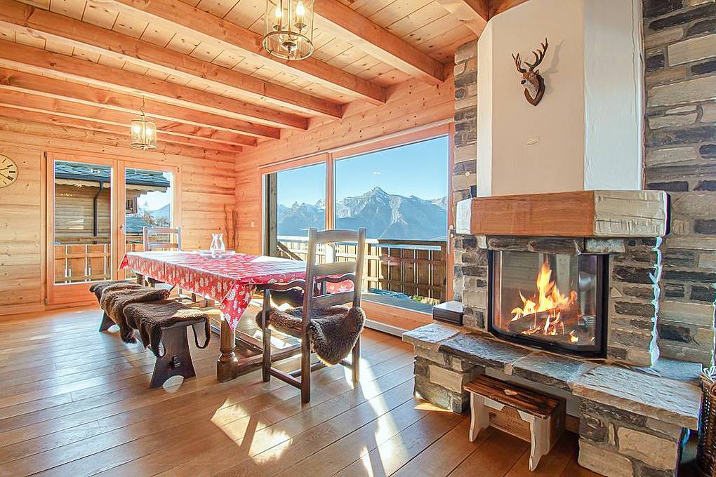 Chalet Hirondelle in Veysonnaz, Walliser Alpen