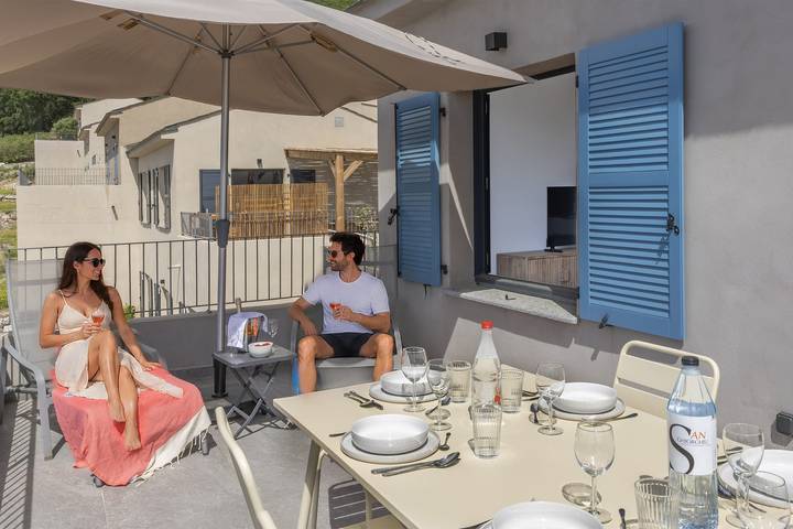 Location de vacances pour 6 personnes, avec terrasse à Brando - 3