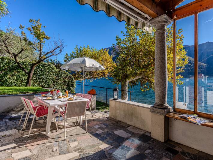 Ferienhaus für 8 Personen, mit Balkon und Terrasse sowie Garten und Seeblick am Luganersee - 3