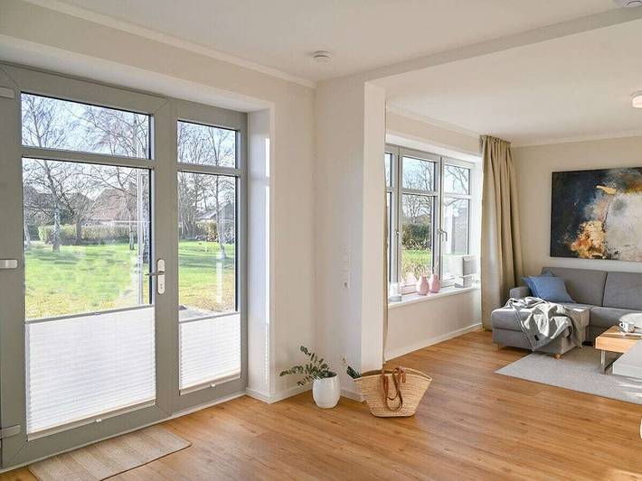 Ferienhaus für 6 Personen, mit Terrasse und Garten sowie Sauna
