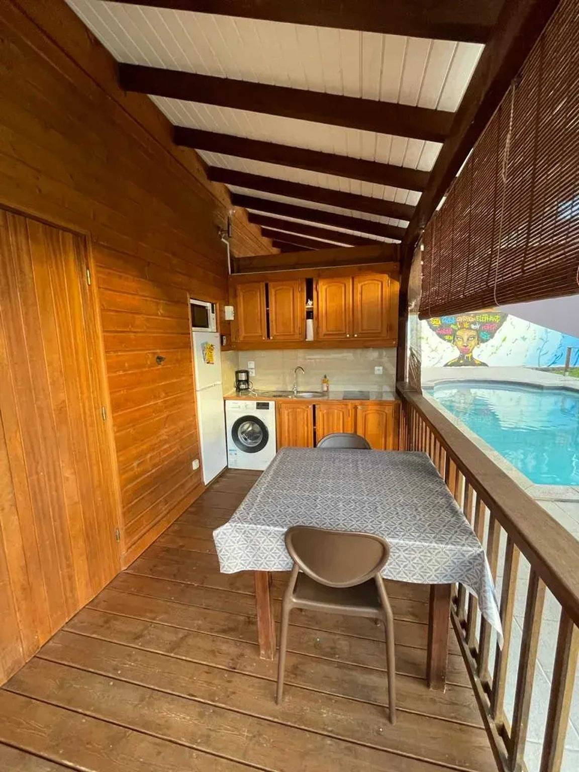 Entire studio, Charming Studio with Pool in Vieux-Habitants, 26 m² in Vieux-Habitants, Guadeloupe (Caribbean)