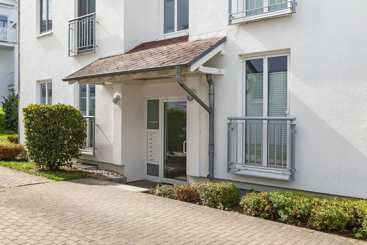 Apartamento entero, Apartamento 'Haus Buskam 29 - Räder Erlebnisbad' con vistas al mar, balcón y Wi-Fi in Göhren, Rügen