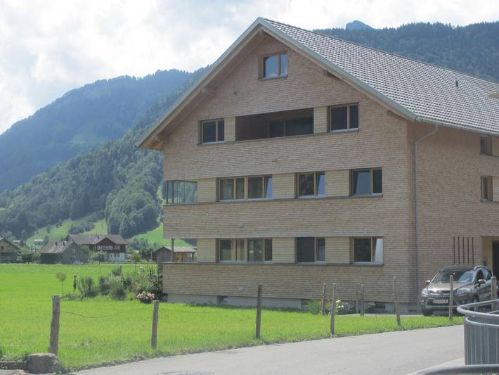 Ferienwohnung für 6 Personen, mit Balkon und Terrasse in Bezau