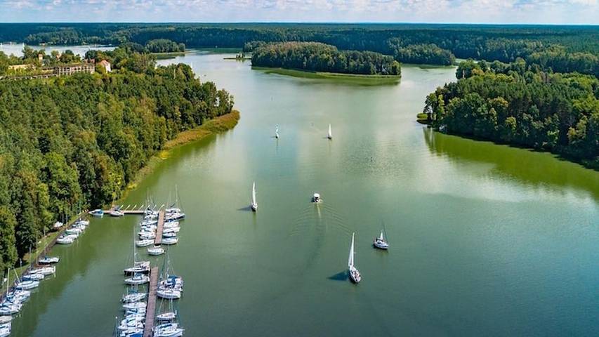 Studio dla 3 osób, z ogród i sauna na Mazury
