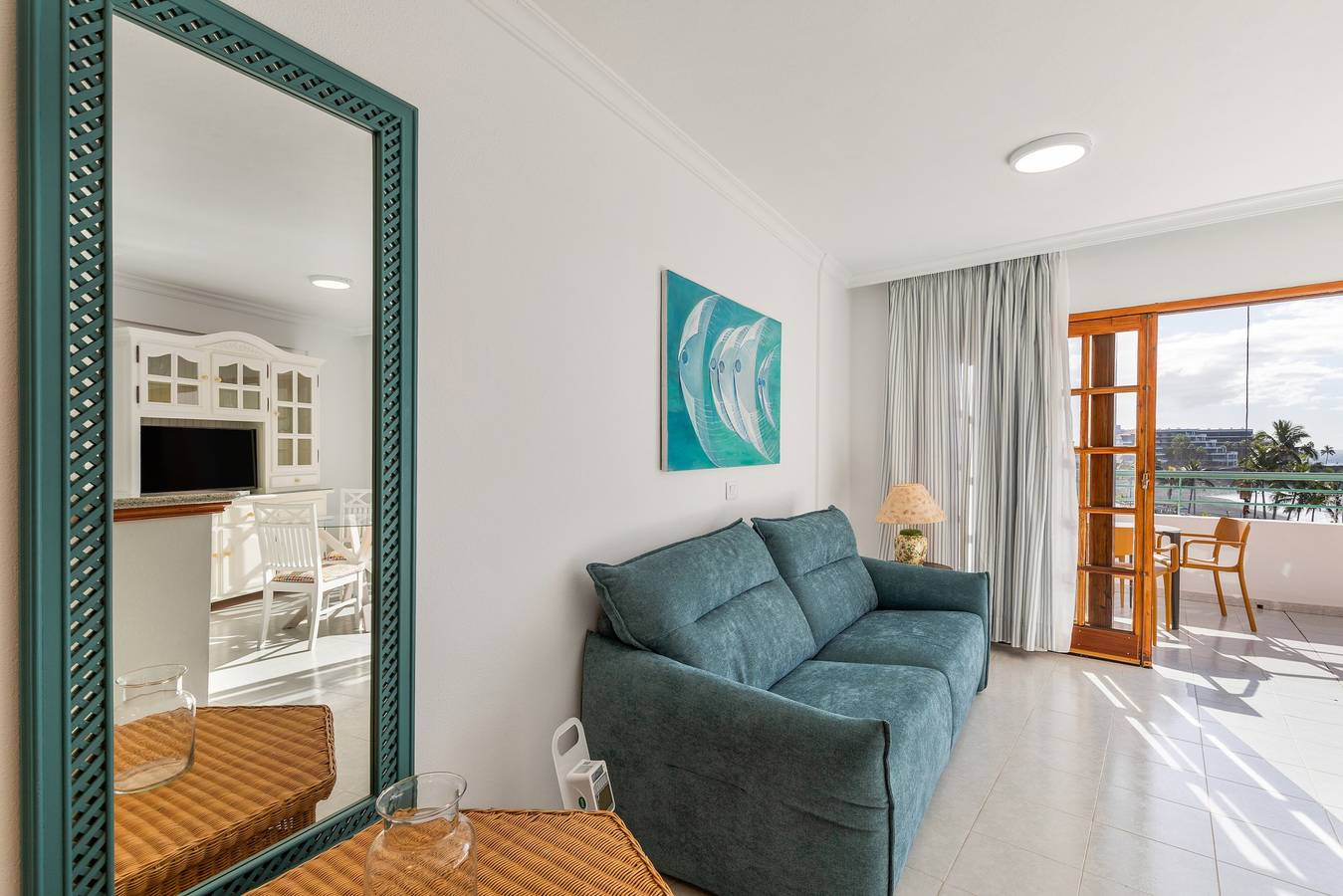 Appartement entier, Appartement 'Playa Delphin 302' avec vue sur mer, balcon et Wi-Fi in Puerto Naos, Los Llanos de Aridane
