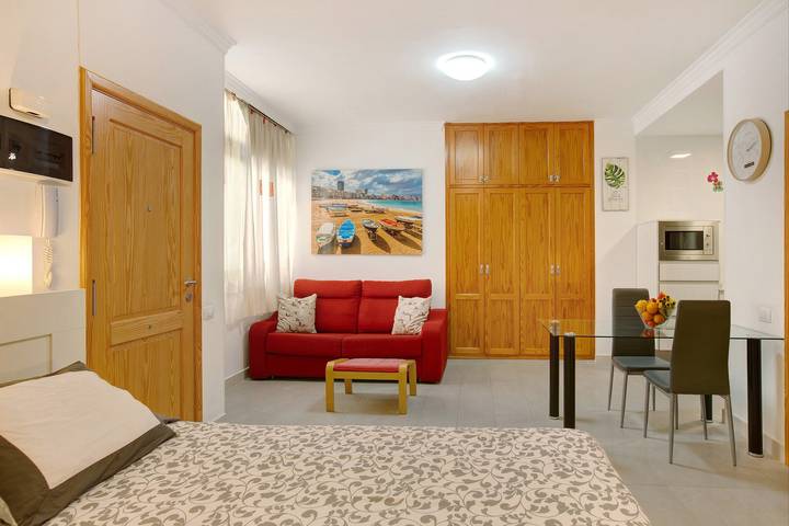 Casa vacacional 'Studio Beach apt Las Canteras Beach' con Wi-Fi in Las Palmas de Gran Canaria Centre, Las Palmas de Gran Canaria