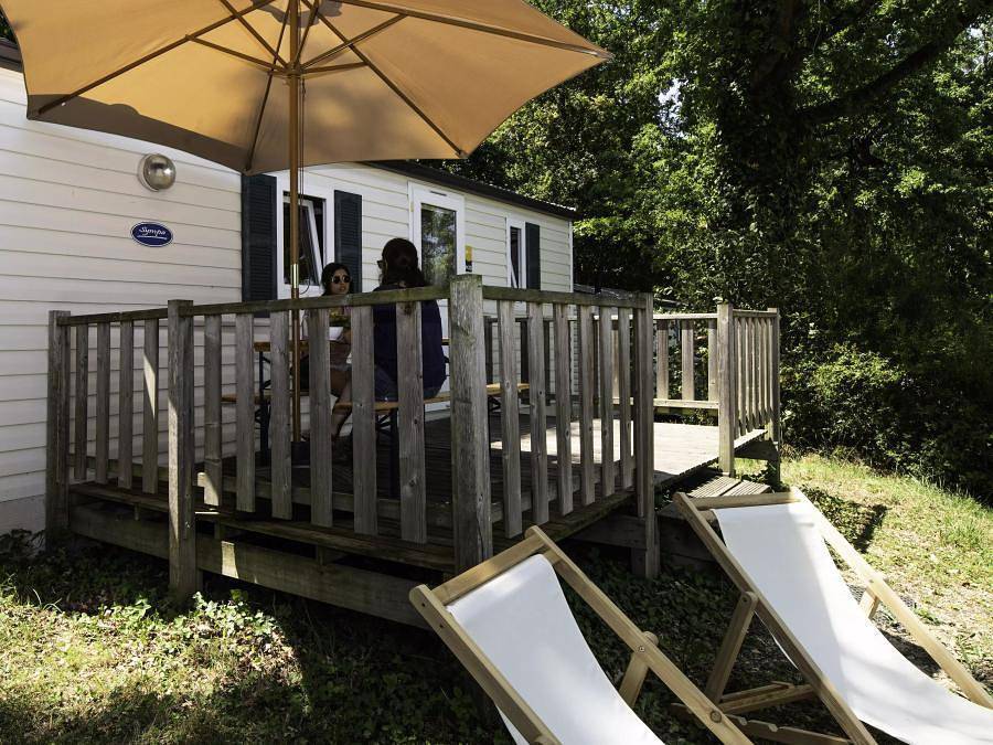 Camping Le Domaine Aramis - Mobilheim 4 personen - Confort 3 Zimmer 4 Personen in Marsan, Gers