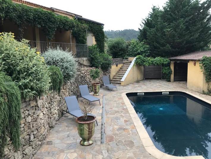 Location de vacances pour 8 personnes, avec piscine ainsi que jardin et vue, adapté aux familles dans La Bambouseraie en Cévennes - 2